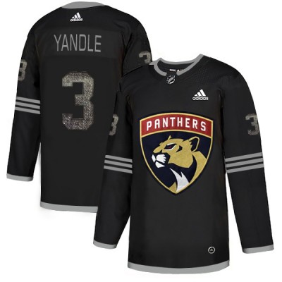 Adidas Florida Panthers #3 Keith Yandle Black Authentic Classic Stitched NHL Jersey Men's